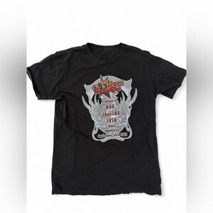 Volcom Black and Gray Graphic Tee